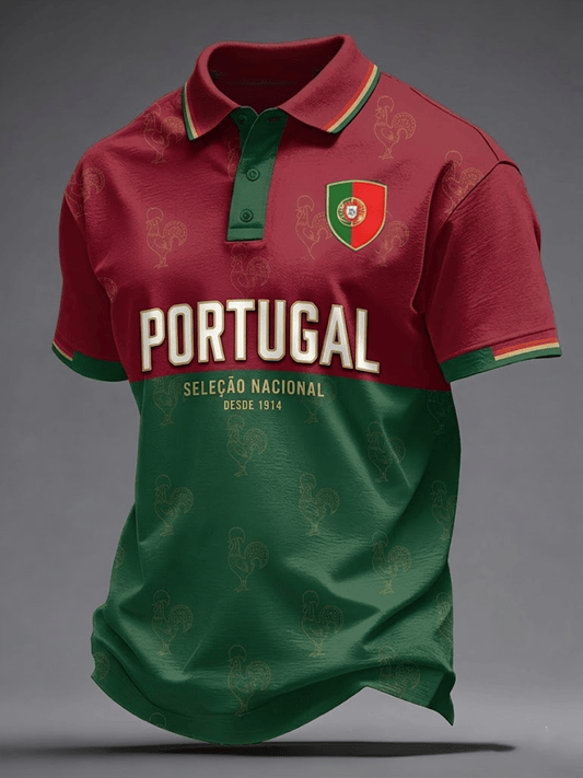 Portugal FIFA World Cup 2026 Selecao Nacional Polo Shirt World Cup Merch Soccer Fan Gifts.png