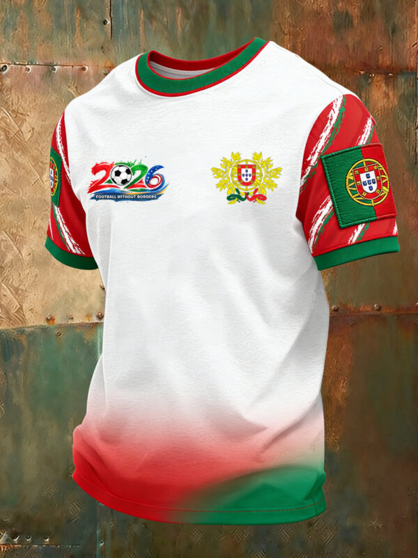 Portugal FIFA World Cup 2026 Shirt Football Without Borders Tee For Portuguese.jpeg