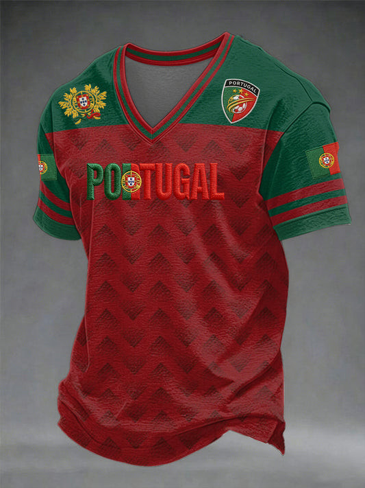 Portugal FIFA World Cup 2026 V Neck Shirt Portugal World Cup Games Apparel Soccer Lovers Gifts.jpeg