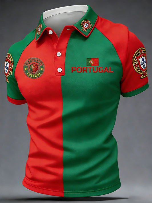 Portugal World Cup 2026 Polo Shirt Portugal World Cup Games Outfits For CR7 Fan.jpeg