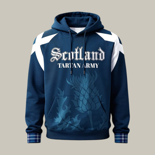 Scotland 2026 FIFA World Cup Hoodie Tartan Army Scotland Soccer Team Apparel.jpeg
