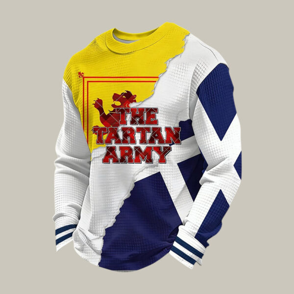 Scotland 2026 FIFA World Cup Long Sleeve Shirt Tartan Army 2026 World Cup Apparel Fan Gear.jpeg