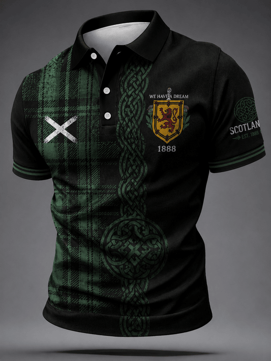 Scotland FIFA World Cup 2026 Merch We Have A Dream 1888 Polo Shirt Soccer Fan Gifts.png