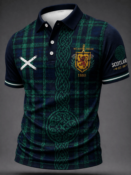 Scotland FIFA World Cup 2026 Shirt We Have Dream 1888 Polo Shirt Scotland Soccer Outfits.png