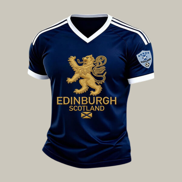 Scotland FIFA World Cup Team V Neck Shirt Scotland Football Team Shirt Fan For Fathers Day.jpeg