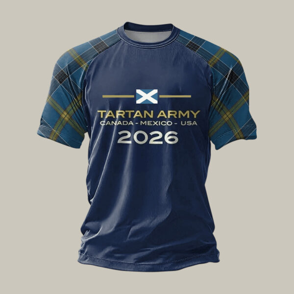 Scotland National Soccer Team T Shirt FIFA World Cup 2026 Mech Soccer Fan Gear.jpeg