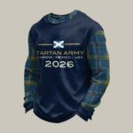 Scotland Tartan Army FIFA World Cup 2026 Long Sleeev Shirt USA Mexico 2026 Apparel Fan Gear.jpeg