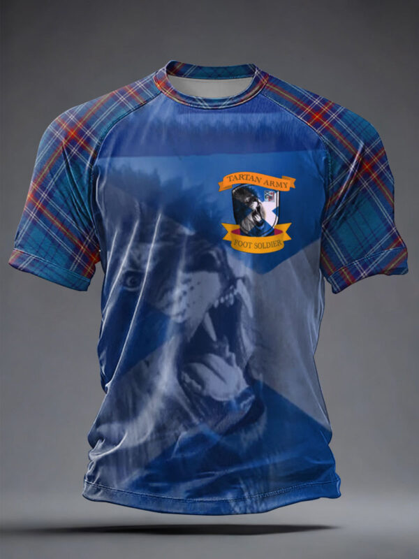 Scotland World Cup 2026 Apparel Tartan Army Foot Soldier Shirt Soccer Lovers Gifts.jpeg