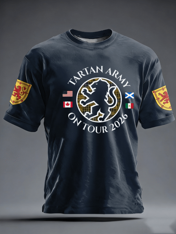 Scotland World Cup 2026 Apparel Tartan Army On Tour Shirt Soccer Players Gifts.png