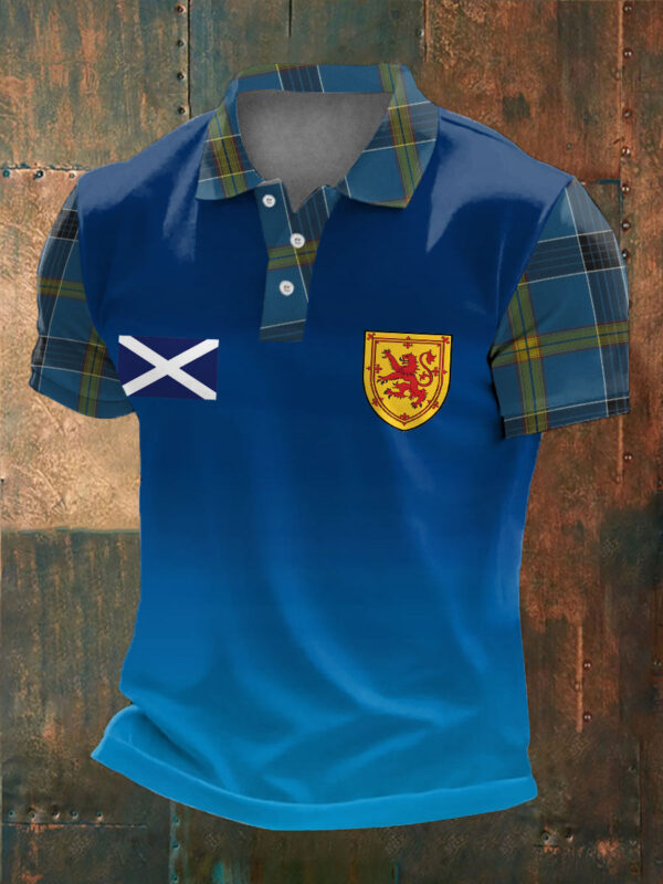Scotland World Cup 2026 Apparel Tartan Army Soccer Polo Shirt For Lovers.jpeg