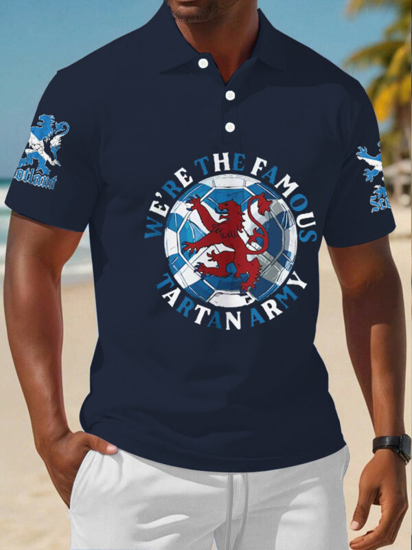 Scotland World Cup 2026 Apparel Were The Famous Tartan Army Polo Shirt Soccer Lovers Gifts.jpeg