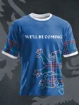 Scotland World Cup 2026 Apparel Will Be Coming Shirt Game Day Style Tee For Dad.jpeg