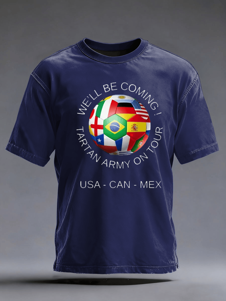 Scotland World Cup 2026 Attire Tartan Army On Tour Shirt Well Be Coming Tee Gifts Idea.png Scotland World Cup 2026 Attire Tartan Army On Tour Shirt Well Be Coming Tee Gifts Idea.png