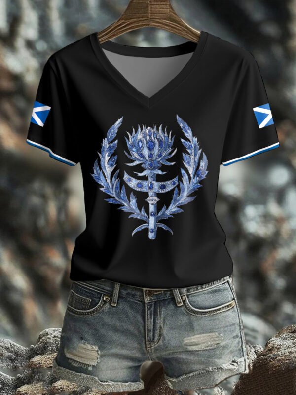 Scotland World Cup 2026 Clothing Soccer Game Day V Neck Shirt For Soccer Lovers.jpeg
