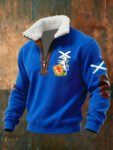 Scotland World Cup 2026 Clothing Tartan Army Zip Sweatshirt Scotland Lovers Gifts.jpeg
