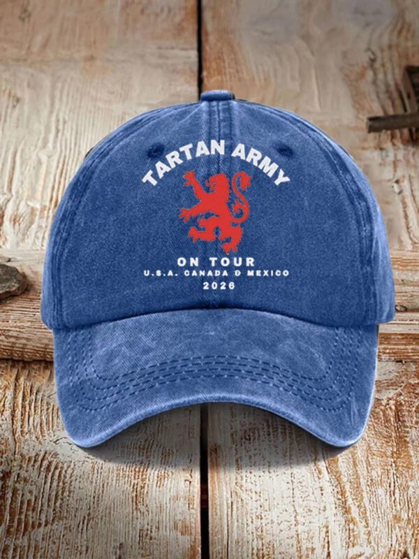 Scotland World Cup 2026 Hat Tartan Army On Tour Baseball Cap Best Gifts For Team Scotland Fans.jpeg