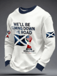 Scotland World Cup 2026 Long Sleeve Shirt Well Be Coming Down The Road Shirt FIFA Merch.png