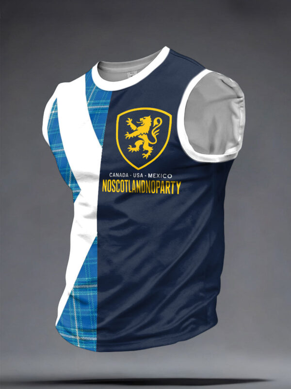 Scotland World Cup 2026 Outfits No Scotland No Party Tank Top For Husband.jpeg