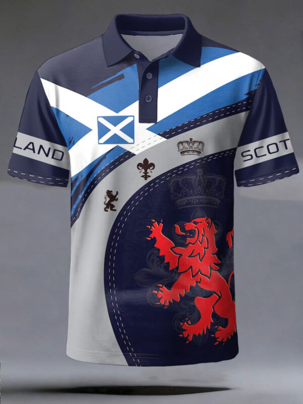 Scotland World Cup 2026 Polo Shirt Scotland Game Day Apparel Gifts For Grandpa.jpeg