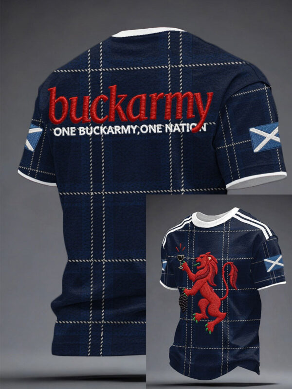 Scotland World Cup 2026 Shirt One Buckarmy One Nation Tee For World Cup Lovers.jpeg