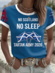 Scotland World Cup 2026 T Shirt No Scotland No Sleep Tartan Army Tee Best Gifts For Soccer Fans.jpeg