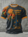 Scotland World Cup 2026 T Shirt Tartan Army On Tour Clothing Best Gifts For Soccer Fans.jpeg