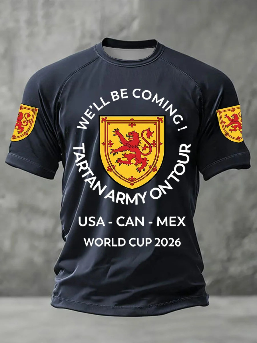 Scotland World Cup 2026 T Shirt Well Be Coming Tee Best Gifts For Tartan Army Lovers.jpeg Scotland World Cup 2026 T Shirt Well Be Coming Tee Best Gifts For Tartan Army Lovers.jpeg