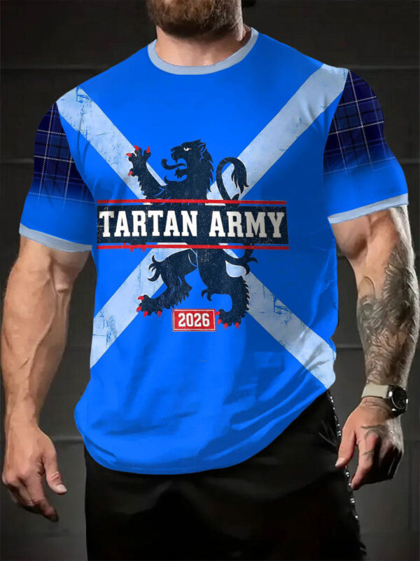 Scotland World Cup 2026 Tee Tartan Army Game Day Shirt Soccer Lovers For Men.jpeg