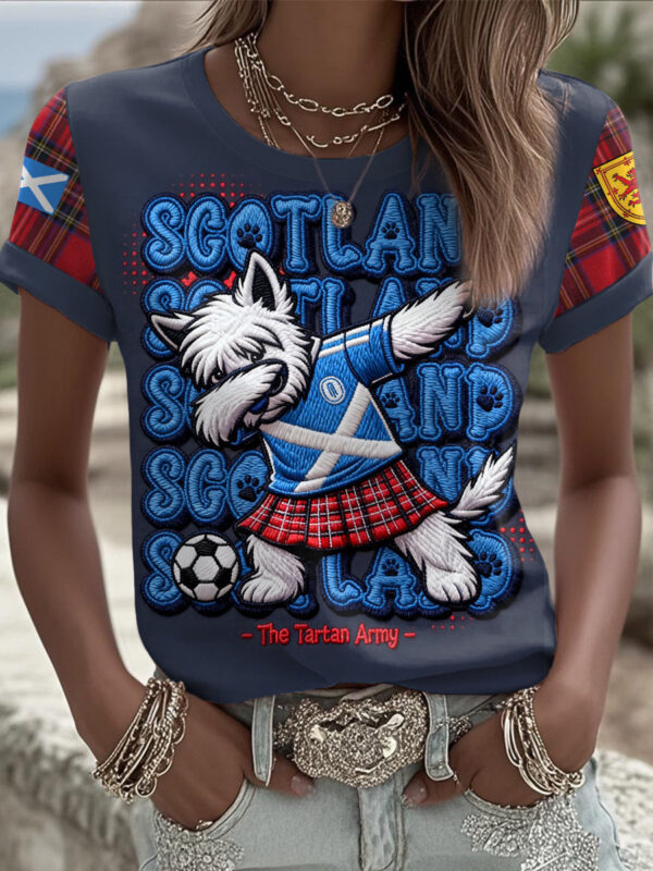 Scotland World Cup 2026 Tee The Tartan Army Shirt Scotland Game Day T Shirts For Wife.jpeg