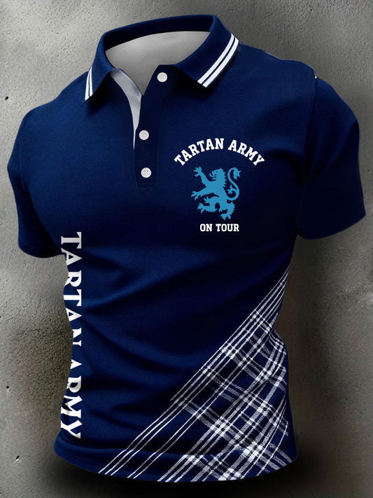 Scotland World Cup Tartan Army Polo Shirt World Cup 2026 Clothing Soccer Lovers Gifts.jpeg