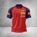 Spain 2026 World Cup Polo Shirt Spain Soccer Apparel Unique For Sport Lovers.png