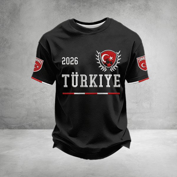 Turkey FIFA World Cup 2026 Shirt Turkiye Soccer Apparel World Cup Merch Fan Gifts.png