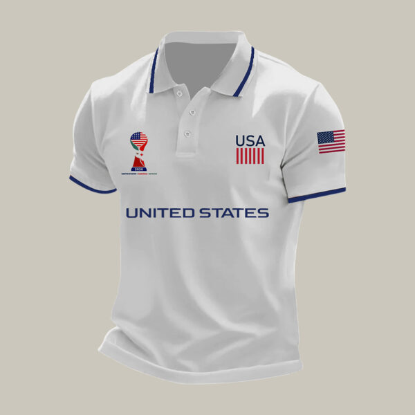 USA 2026 FIFA World Cup Polo Shirt FIFA Club World Cup Bracket Merch Cool For Soccer Lovers.jpeg