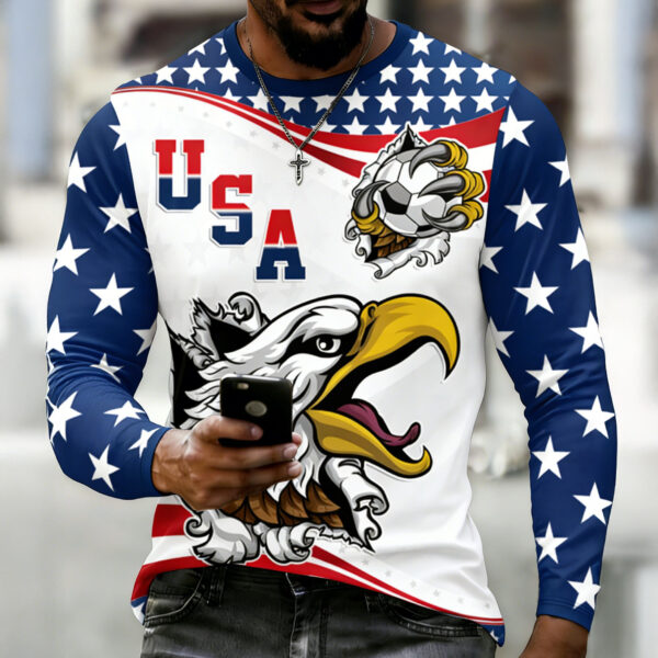 USA FIFA Club World Cup Bracket Eagle Long Sleeve Shirt Soccer Apparel Game Day Gear.jpeg
