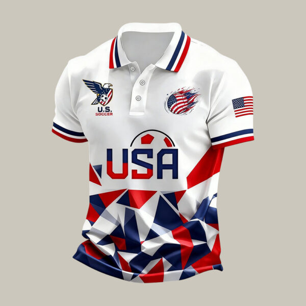 USA FIFA World Cup 2026 Eagle Polo Shirt American Flag World Cup Clothes Unique For Fan.jpeg