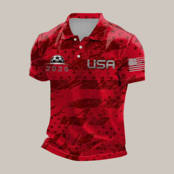 USA FIFA World Cup 2026 Polo Shirt World Cup Clothes Present Idea For Huge Fan.jpeg