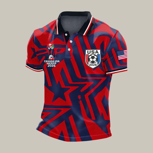 USA FIFA World Cup 2026 Polo Shirt World Cup Merch For Fathers Day.jpeg