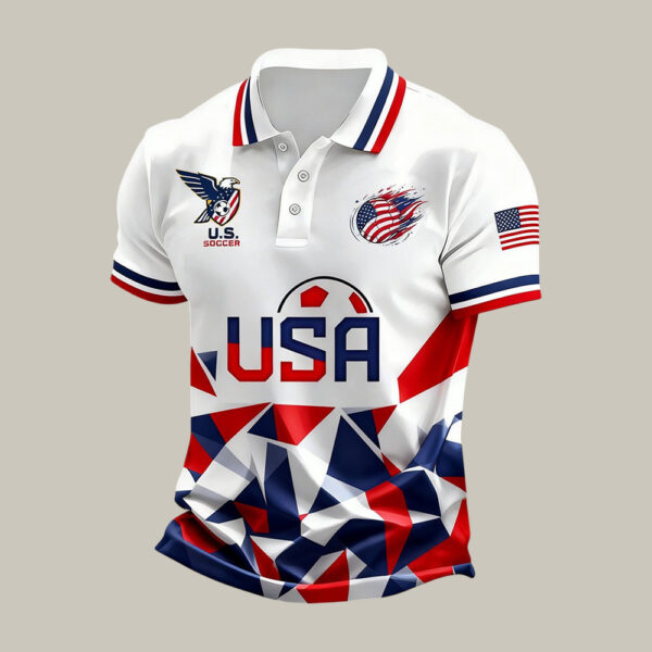 USA FIFA World Cup 2026 Polo Shirt World Cup Merch Soccer Lover For Fathers Day.jpeg
