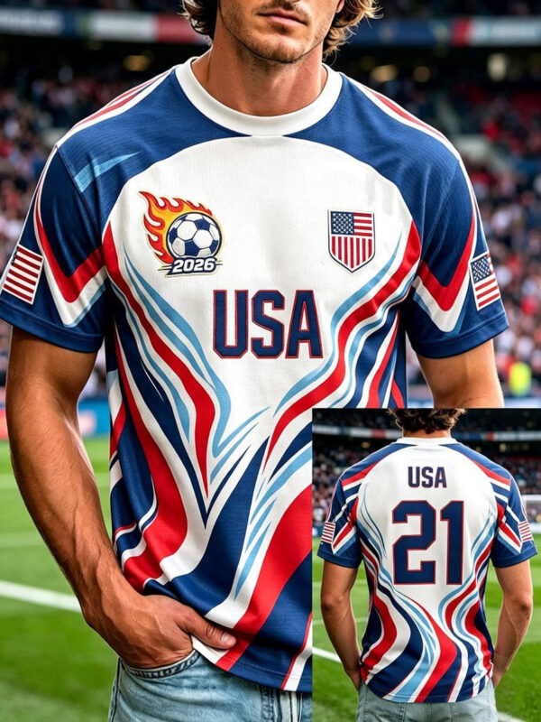 USA FIFA World Cup 2026 Shirt US Mens Soccer Apparel World Cup Merch Clothing.jpeg