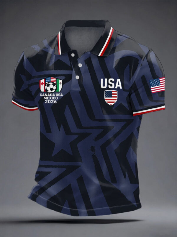 USA Soccer FIFA 2026 World Cup Polo Shirt Game Day Merch Clothing For Soccer Fan.jpeg