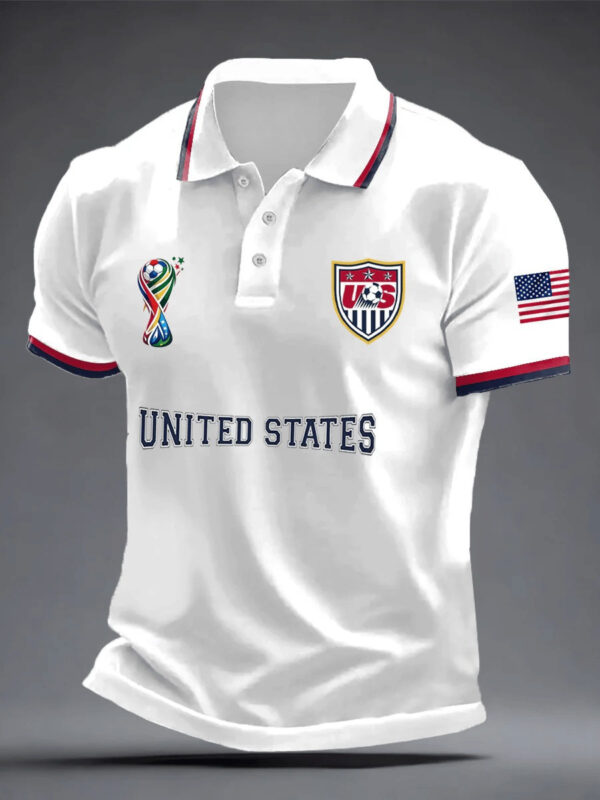 USA Soccer FIFA 2026 World Cup Polo Shirt Soccer Team USA Merch For Fan For Men.jpeg