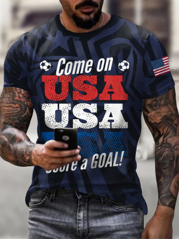 USA World Cup 2026 Apparel Come On USA Score A Goal Shirt For World Cup Fan.jpeg