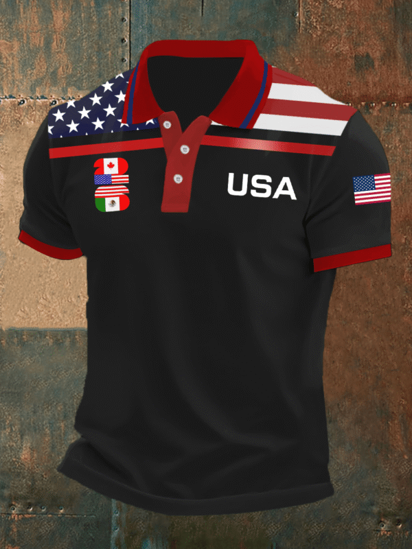 USA World Cup 2026 Clothing US World Cup Cities Polo Shirt For Soccer Fan.png