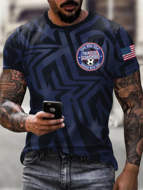 USA World Cup 2026 Clothing USA Talk Less Score More Shirt Soccer Lovers Gifts.jpeg