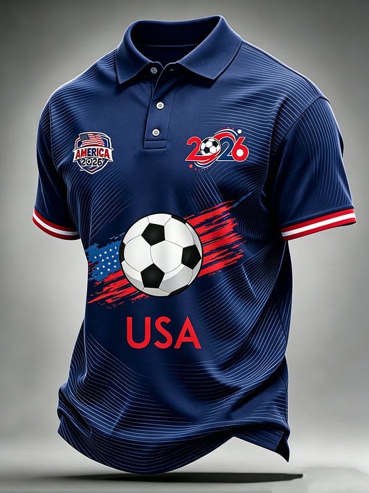 USA World Cup 2026 Football Polo Shirt US Mens Soccer Apparel Soccer Fan Gifts.jpeg