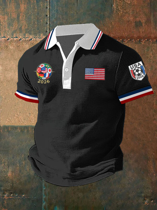 USA World Cup 2026 Merch Game Day Polo Shirt World Cup Apparel For Soccer Lovers.jpeg