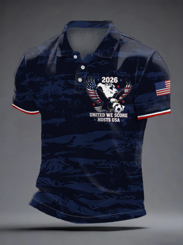 USA World Cup 2026 Polo Shirt Eagle United We Score Hosts USA Shirt World Cup Merch.jpeg