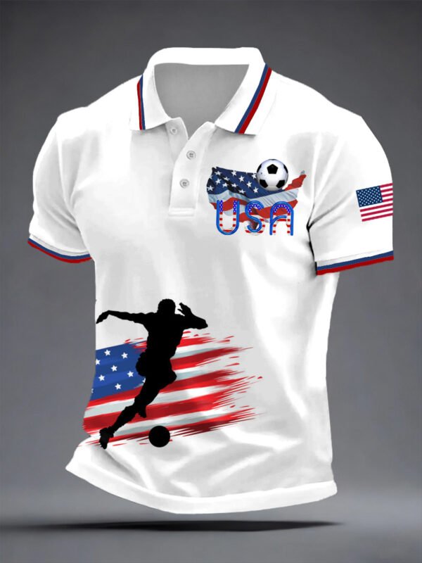 USA World Cup 2026 Polo Shirt Game Day Outfits World Cup Apparel For Soccer Fan.jpeg