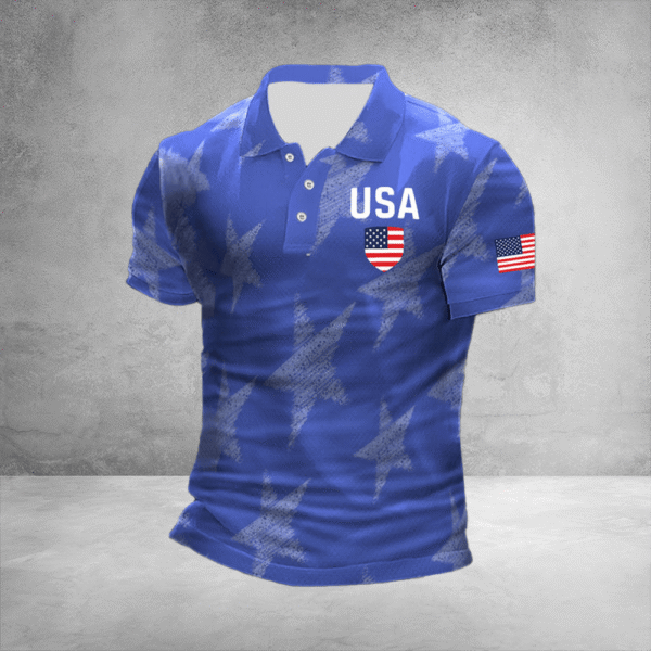 USA World Cup 2026 Polo Shirt US Mens Soccer Apparel Game Day Outfits For Dad.png