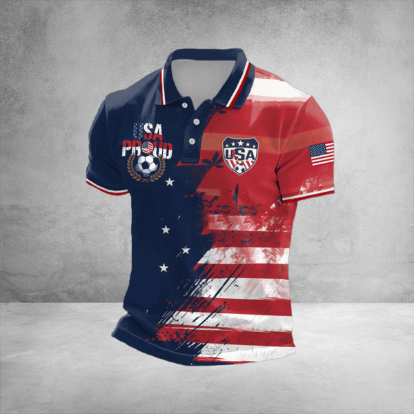 USA World Cup 2026 Polo Shirt USA Proud Soccer Polos FIFA Outfits For Fan.png